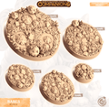 3D Printed Cast n Play Fungi Bases Companion's Bases - Master Pack Companions 28mm 32mm D&D