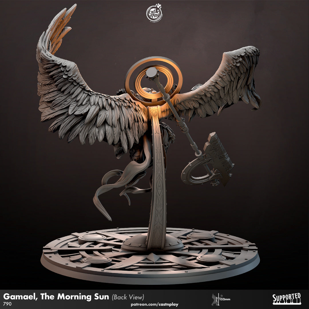 3D Printed Cast n Play - Gamael The Morning Sun 28mm 32mm D&D
