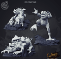 3D Printed Cast n Play Giant Toads 28mm 32mm D&D