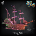 3D Printed Cast n Play Great Auk (Pirate Ship) Huge 28mm 32mm D&D