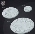 3D Printed Cast n Play - Ground Bases 28mm 32mm D&D