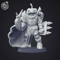 3D Printed Cast n Play Halloween Warrior 28mm 32mm D&D