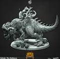 3D Printed Cast n Play Hehak The Gatherer Saurus Rovers Set 28mm 32mm D&D