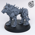3D Printed Cast n Play Hellhound 28mm 32mm D&D