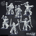 3D Printed Cast n Play Hero Wizard 28mm 32mm D&D