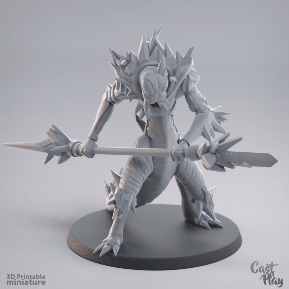 3D Printed Cast n Play - Ice Devil 28mm 32mm D&D