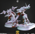 3D Printed Cast n Play Ikal Followers Masks of Kiimil 28 32mm D&D