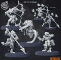 3D Printed Cast n Play Jik The Ranger 28mm 32mm D&D