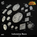 3D Printed Cast n Play Laboratory Bases Set Insane Inventions 28mm 32mm D&D