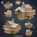 3D Printed Cast n Play Mannor House Kingdom Of Thamarya 28mm 32mm D&D