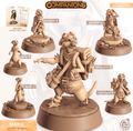 3D Printed Cast n Play Merk - Merkat Companions 28mm 32mm D&D