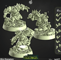 3D Printed Cast n Play Mire Champions Mire Volktoads Set 28mm 32mm D&D