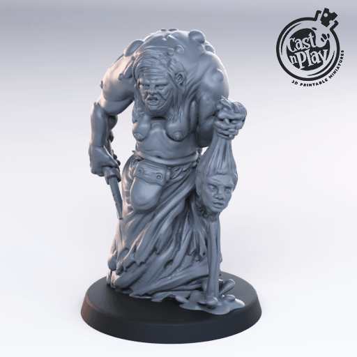 3D Printed Cast n Play Monster - Dryad Hag 1 & Slim Hag 28mm 32mm D&D