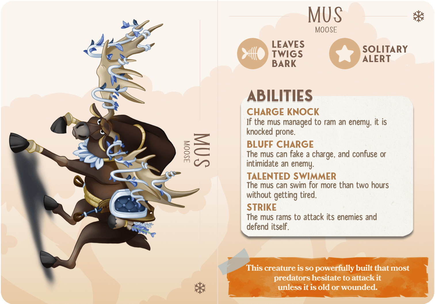 3D Printed Cast n Play Mus - The Moose Companions 28mm 32mm D&D