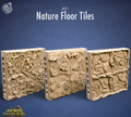 3D Printed Cast n Play Nature Floor Tiles Ancient Woodlands - 28mm 32mm D&D