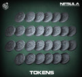 3D Printed Cast n Play Nebula Faction Tokens Nebula All Out War 28mm 32mm D&D