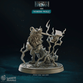 3D Printed Cast n Play Nordic Wolf Northwind Vikings 28mm 32mm D&D