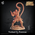 3D Printed Cast n Play On Ancient Sands - Verdant Co. Foreman 28mm 32mm D&D