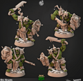3D Printed Cast n Play Orc Grunts Iron Skull Orcs 28mm 32mm D&D