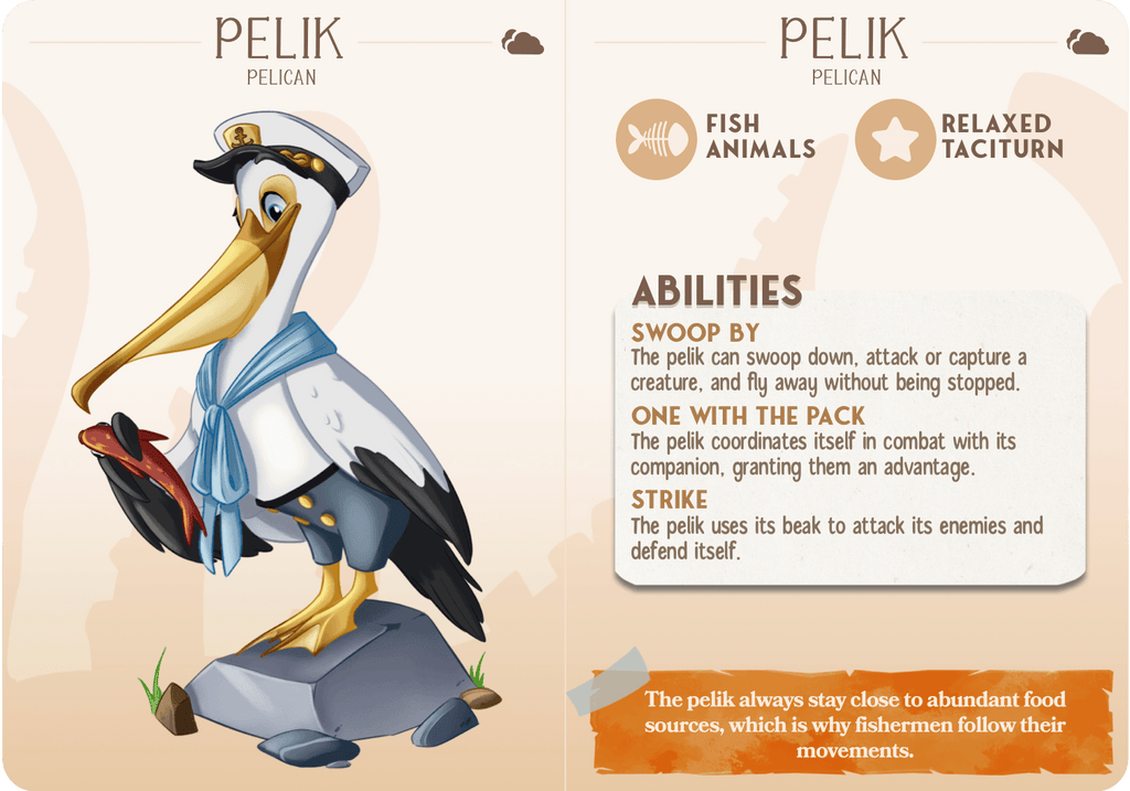 3D Printed Cast n Play Pelik - Pelican Companions 28mm 32mm D&D