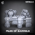 3D Printed Cast n Play Piles of Barrels Nebula Origins 28mm 32mm D&D