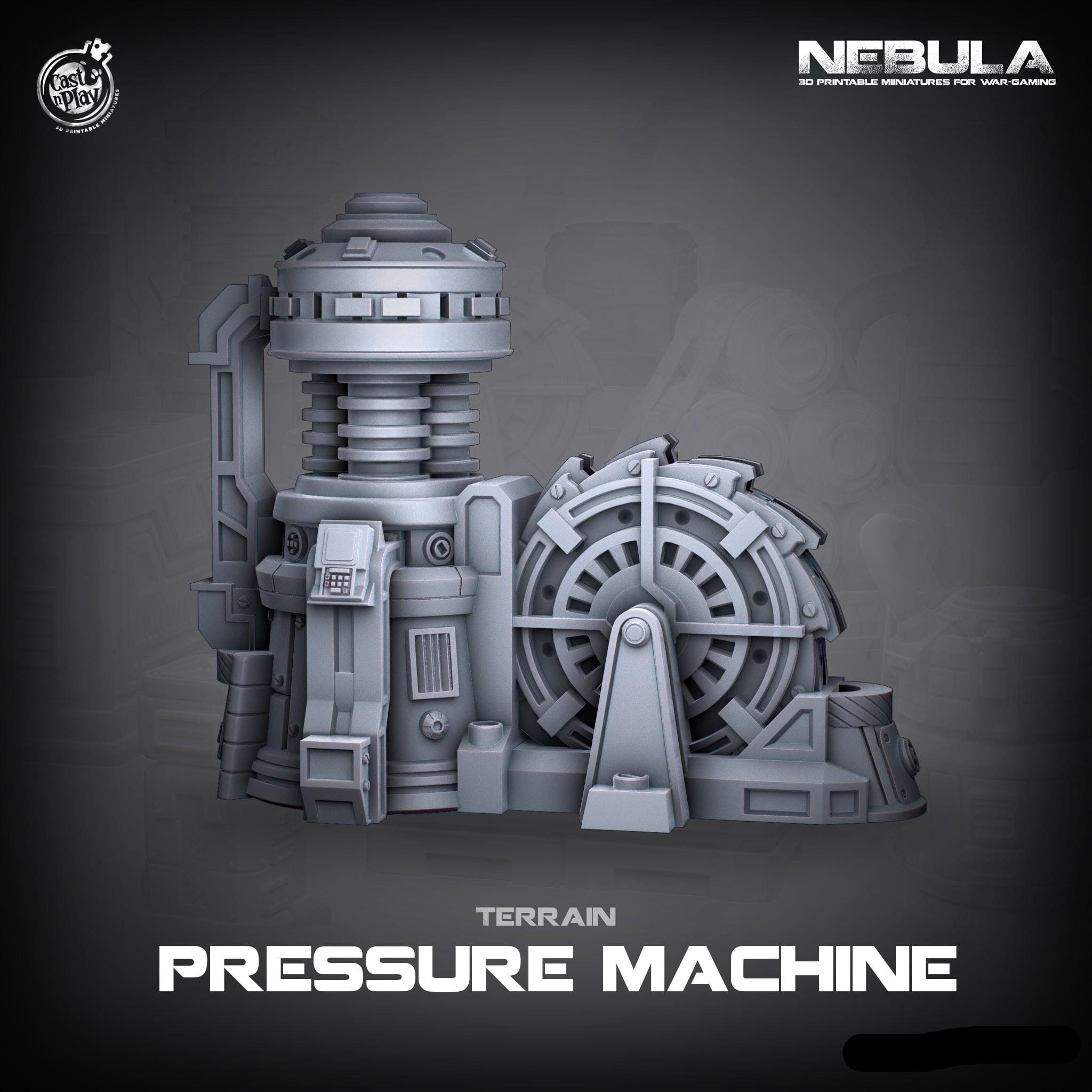 3D Printed Cast n Play Pressure Machine Nebula Origins 28mm 32mm D&D