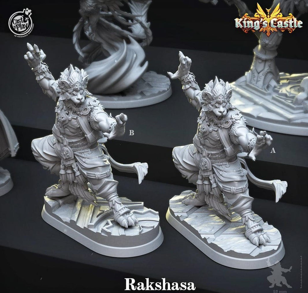 3D Printed Cast n Play Rakshasa 28mm 32mm D&D