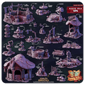 3D Printed Cast n Play Red Magic Spa Set 28mm 32mm D&D