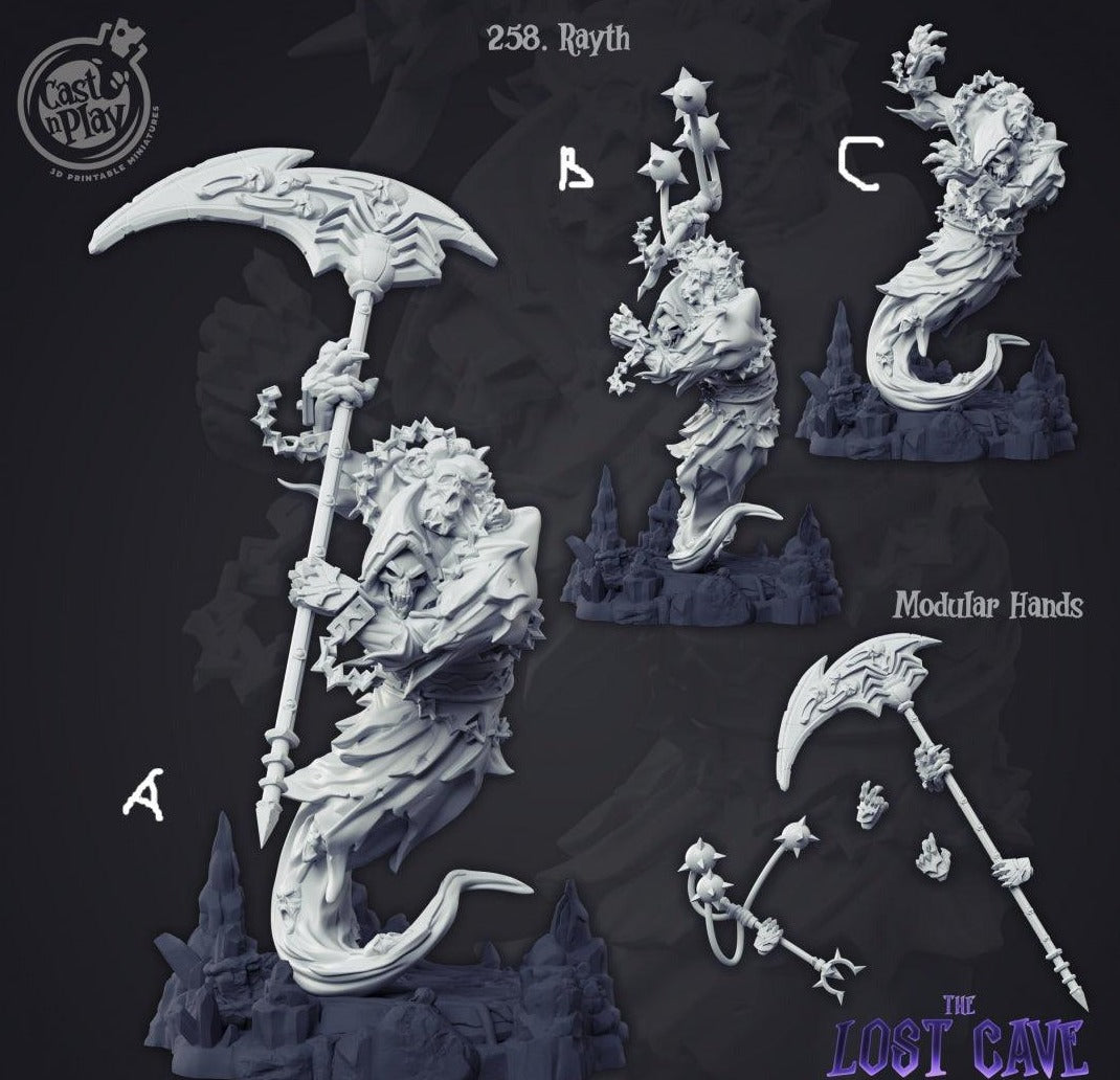 3D Printed Cast n Play Ryath 28mm 32mm D&D