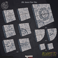 3D Printed Cast n Play Sewers of Thamarya - Sewer Floor Tiles 28mm 32mm D&D