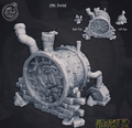 3D Printed Cast n Play Sewers of Thamarya - Sewer Portal 28mm 32mm D&D