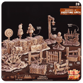3D Printed Cast n Play Shooting Area Bandits Camp Terrain Set 28mm 32mm D&D