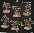 3D Printed Cast n Play Spine Rippers Iron Skull Orcs 28mm 32mm D&D