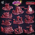 3D Printed Cast n Play Summoning Chambers Scatter Terrain Set 28mm 32mm D&D