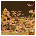 3D Printed Cast n Play Sunny Mirage Scatter Desert Winds Terrain Set 28mm 32mm D&D