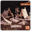 3D Printed Cast n Play Tents and Bedrolls Bandits Camp Terrain Set 28mm 32mm D&D