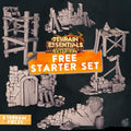3D Printed Cast n Play Terrain Essentials Exteriors Vol. III - Starter Set 28mm 32mm D&D