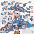 3D Printed Cast n Play Terrain Essentials Vol III Exteriors Dwarven City Set Bridge 28mm 32mm D&D