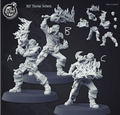 3D Printed Cast n Play - Thorne Solaris 28mm 32mm D&D