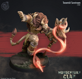3D Printed Cast n Play Tooantuh Sunstream 28mm 32mm D&D