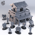 3D Printed Cast n Play Townsfolk First Release 28mm 32mm D&D