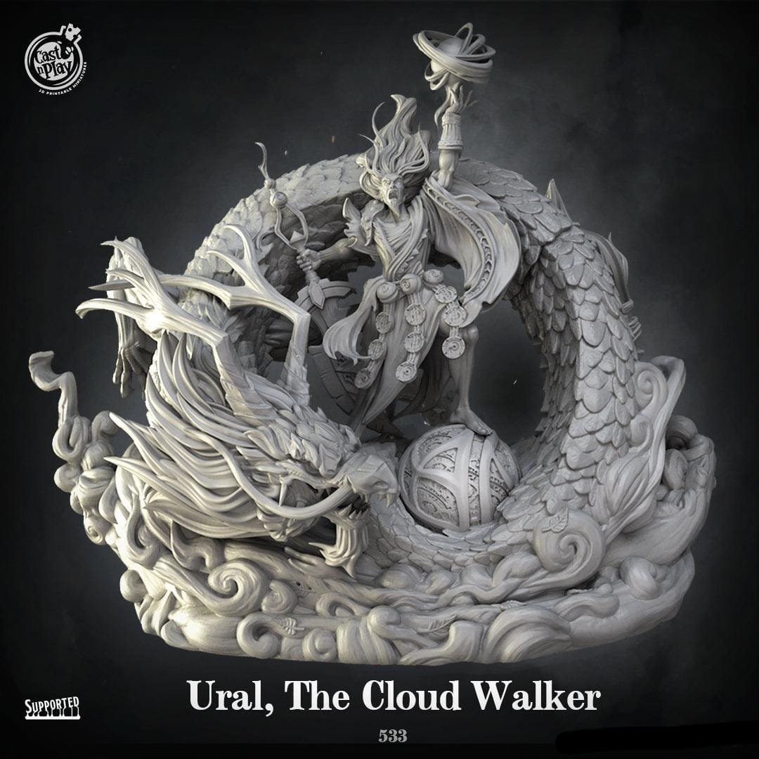 3D Printed Cast n Play Ural, The Cloud Walker 28mm 32mm D&D