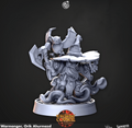 3D Printed Cast n Play Warmonger, Orik Ahurmazd Sorcerers Council 28mm 32mm D&D