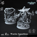 3D Printed Cast n Play Warrior Apparitions Forgotten Maze 28mm 32mm D&D