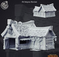 3D Printed Cast n Play Weapons Merchant Building Heroes Vol. 1 28mm 32mm D&D