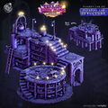 3D Printed Cast n Play Wizard's Lab Structure Set 28mm 32mm D&D