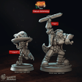 3D Printed Cast n Play Xmas Dinner Holiday Horde Set 28mm 32mm D&D