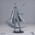 3D Printed Cast n Play Young Fire Wizard 28mm 32mm D&D