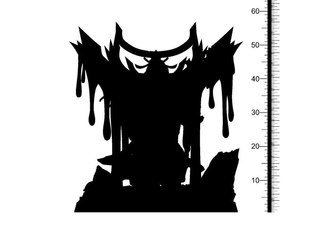 3D Printed Clay Cyanide ACT 1 The Ressurection of Chernobog 28 32 mm D&D