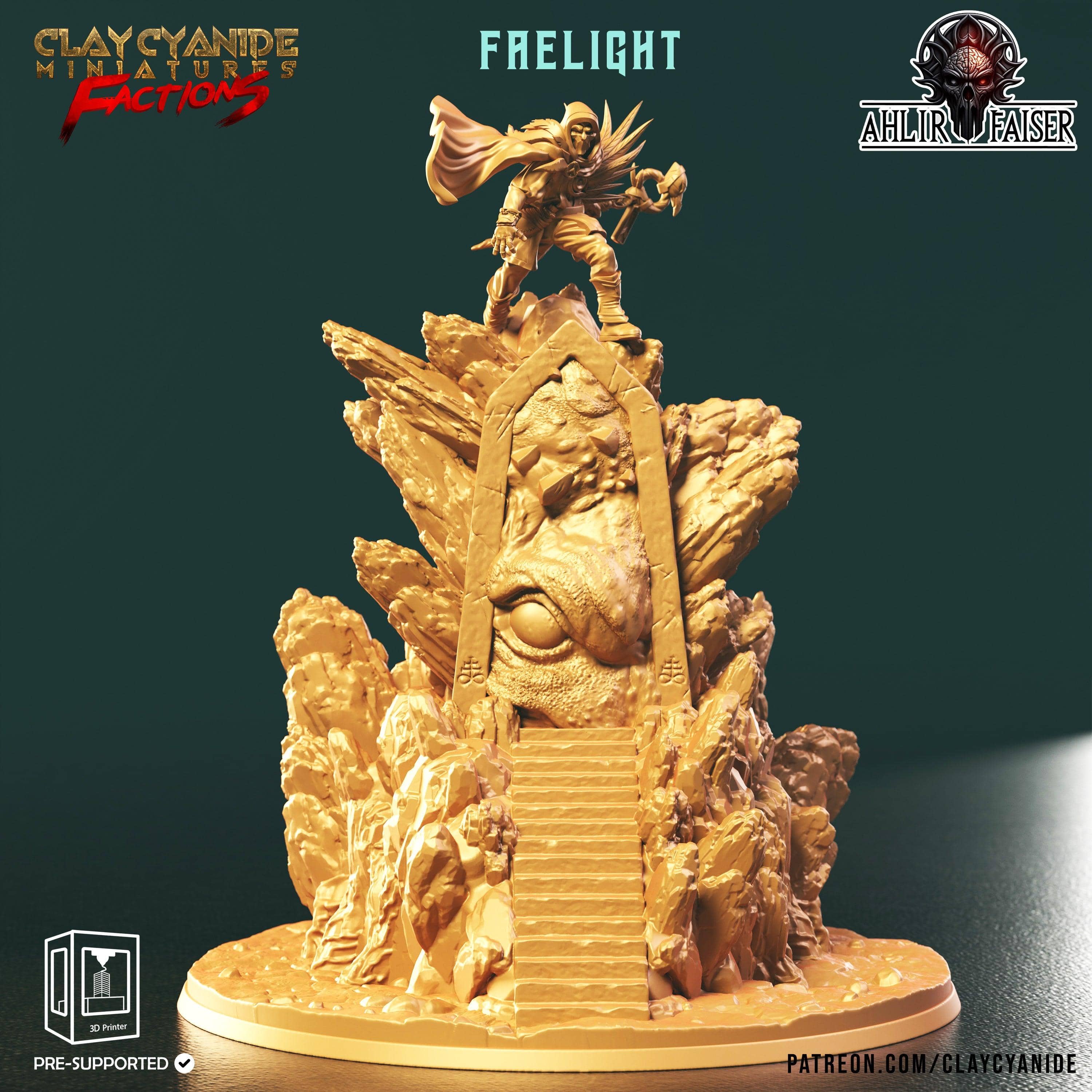 3D Printed Clay Cyanide Ahlir Faiser Factions Ragnarok D&D